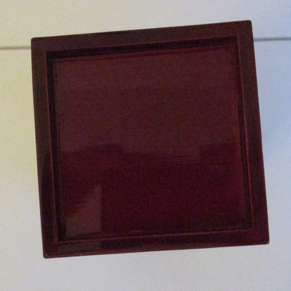 Japanese Red Lacquerware Flower vase - Picture 4 of 7